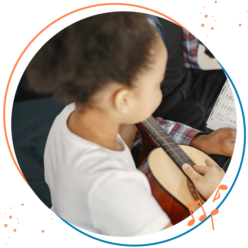 Spanish immersion Music class (class for children from 2 to 5 years old)